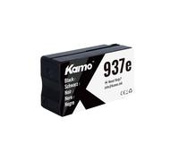 kamo 937e (Pack de 1) Negro Cartucho de Tinta Compatibles con HP 937e 937 XL - para OfficeJet Pro 9120 9120e 9122e 9125e 9129e 9130e 9110b 9120b 9130b