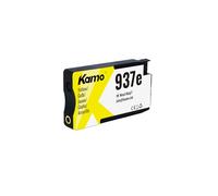 kamo 937e (Pack de 4) Cartuchos de Tinta Compatibles con HP 937e 937 XL - para OfficeJet Pro 9120 9120e 9122e 9125e 9129e 9130e 9110b 9120b 9130b