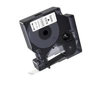 kamo - Cinta de escritura compatible con Dymo D1 45013 (12 mm x 7 m), color negro sobre blanco, para LabelManager 120P 160 210D 220P 260P 280 350D 360D 420P LabelPoint 100 150 200 LabelWriter 400 4500