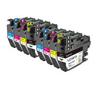 Kamo LC3213 XL Cartuchos de tinta compatibles con Brother LC3213 (negro cian amarillo y magenta 8 unidades) para Brother MFCJ491DW MFCJ497DW MFCJ890DW MFCJ895DW DCP572DW DCP772DW DCP774DW