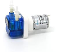 Kamoer KPHM100 - Bomba peristáltica pequeña, motor de 12 V CC, larga vida útil, bomba dosificadora de líquidos de alta precisión, 100 ml/min, diámetro interior de 3 mm x 5 mm de diámetro exterior