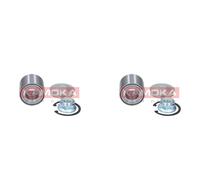 KAMOKA 2x Cubo Kit Cojinete de Rueda Trasero para Dacia Sandero II Renault Clio