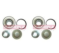 KAMOKA 2x Cubo Kit Cojinete de Rueda Trasero para Peugeot 207Cc 208 Citroën C3