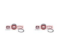 KAMOKA 2x Eje de Rueda Juego Cojinetes para Opel Meriva Corsa C F08 F68 X01