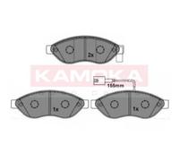 KAMOKA Forros de Freno Delantero para Fiat Ducato Plataforma/Chasis