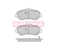 KAMOKA Forros de Freno Delantero para Jeep Wrangler III Cherokee Fiat Freemont