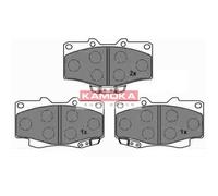KAMOKA Forros de Freno Delantero para Toyota Hilux VII Pick-Up Land Cruiser 90