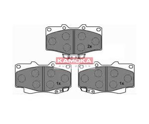 KAMOKA Forros de Freno Delantero para Toyota Hilux VII Pick-Up Land Cruiser 90