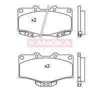 KAMOKA Forros de Freno Delantero para Toyota Land Cruiser 90 4 Runner VW Taro