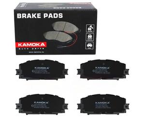 KAMOKA Juego de pastillas de freno Delantero ex ontacto de avisador de desgaste JQ101406 Juego de pastillas de freno Compatible con TOYOTA PRIUS ZVW3, LEXUS CT ZWA10