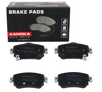 KAMOKA Juego de pastillas de freno Trasero con avisador acústico de desgaste JQ101353 Juego de pastillas de freno Compatible con NISSAN Qashqai II J11, J11, RENAULT Kadjar HA, HL Koleos II HC