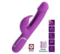 Kampas Vibrador con Lengua Lila de Prettylove