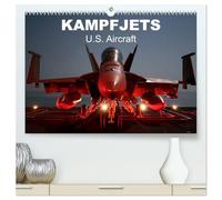 Kampfjets ¿ U.S. Aircraft (hochwertiger Premium Wandkalender 2026 DIN A2 quer), Kunstdruck in Hochglanz: Die moderne Luftwaffe der USA