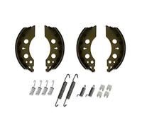 KAMPOL Automotive Zapatas de Freno 200x50 para Ejes AL-KO 2050 y 2051, Kit Completo de 4 Piezas con Muelles y Arandelas para Remolque y Caravana