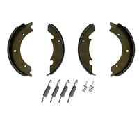 KAMPOL Automotive Zapatas de Freno 250x40 para Ejes Knott, Kit de Repuesto con Muelles para Tambor de 250 mm, Frenado Estable y Seguro para Remolques Pesados