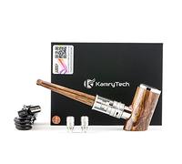 Kamry K1000 Plus 30W Recargable E-Cig Pipe 1100mAh E-Cigarrillo Starter Kit Flujo de Aire Regulable Tubo de Fumar Atomizador Tanque con Micro USB Cable de Carga E-Pipes Saludable Vapor No Nicotina