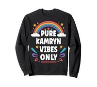 KAMRYN Vibes Only Cute Retro Girls KAMRYN Name Sudadera