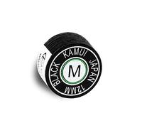 Kamui Black Laminated Pool Billiard Cue Tip - 1 Unidad (Mediano, 12 mm)