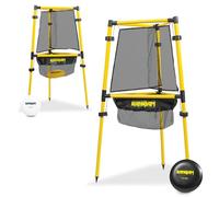 Kan Jam Ultimate Disc Golf Set with 1 Disc Golf Discs and 2 Disc Golf Basket Retrievers - Outdoor Frisbee Golf Game with Carry Bag
