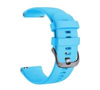 KanaAt LKQASD Correa de 20 mm compatible con correas de reloj inteligente Forerunner 165 245 645 55 / Venu 2 Plus SQ 2 Vivoactive 3 3t HR Correa de pulsera de silicona(Sky blue,For Forerunner 245)