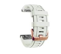 KanaAt LKQASD Correa de 20 mm compatible con Fenix 7S 6S Pro 5S Plus Quickfit Watch Band for Epix Pro Gen 2 42 mm Pulsera de silicona for mujer y hombre(Rice white,For Fenix 6S Pro)