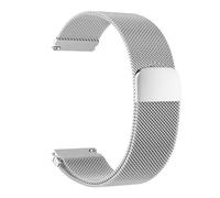 KanaAt LKQASD Correa de metal Compatible con reloj Venu 3s 2 plus 2s SQ Band Vivoactive 3 4 4s Forerunner 245 255s 265s(Color:Silver,Size:22mm)