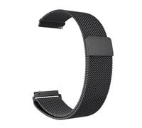 KanaAt LKQASD Correa de metal Compatible con reloj Venu 3s 2 plus 2s SQ Band Vivoactive 3 4 4s Forerunner 245 255s 265s(Color:Black,Size:Venu 3S)