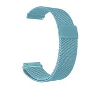 KanaAt LKQASD Correa de metal de 18 mm, 20 mm, 22 mm, compatible con Vivoactive 3 4 4s Band Watch Venu 2 2s 3s SQ Forerunner 645(Sky Blue,22mm Strap)