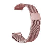 KanaAt LKQASD Correa de metal de 18 mm, 20 mm, 22 mm, compatible con Vivoactive 3 4 4s Band Watch Venu 2 2s 3s SQ Forerunner 645(Rose Pink,Venu)