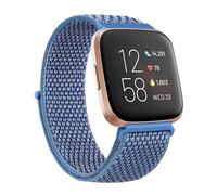 KanaAt LKQASD Correa de nailon Solo Loop compatible con Versa 3 2 1 Lite Band Sport pulsera ajustable compatible con Sense Watchband Smartwatch accesorio (Color : Navy blue 3, Size : FOR Versa 1 2)
