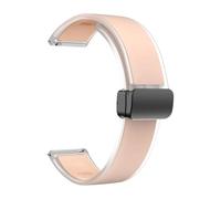 KanaAt LKQASD Correa magnética de 22 mm y 20 mm compatible con Galaxy Watch 6 Classic 43 47 mm 5 4 40 44 mm 5Pro 45 mm Pulsera de silicona Gear S3 Active Band(Pink-B,22mm)