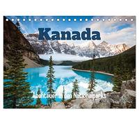 Kanada - Abenteuer in den Nationalparks (Tischkalender 2026 DIN A5 quer), CALVENDO Monatskalender: Erstaunliche Naturszenen aus Banff und Jasper