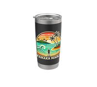 KANAKA MAOLI - Gente real - Islas nativas hawaianas Vaso térmico de acero inoxidable de doble pared