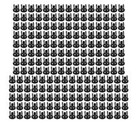 KANASI 200Pcs Plastic LED Holder Light Mounting Holders Bulb Diode Base Clip Panel Socket 5mm Black