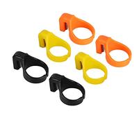 KANASI 6 Piece Sewing Thread Cutting Ring Set, Plastic SK5 Steel Thimble Sewing Accessories for Handmade DIY Used for Cutting Yarn Fishing Line and Weaving Fabric