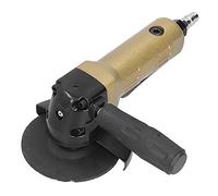 KANASI Air Angle Grinder, 4 inch pneumatic cutting machine with 11000rpm free speed for metal grinding and polishing (Gold)