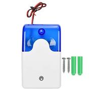 KANASI Alarma de Sirena Interior con Cable de 12 V, Sonido de 110 dB y luz de Flash para Sistemas de Seguridad en el hogar