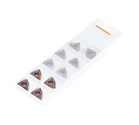 KANASI Carbide Turning Inserts, 10Pcs Coated CNC Lathe Tools for Wood and Metal Cutting DIY Projects