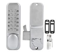 KANASI Cerradura de combinación mecánica, acceso sin llave de 1 a 11 dígitos para puertas corredizas en el balcón de la oficina de la cocina