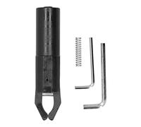 KANASI CNC Lathe Automatic Puller, Straight Handle Back Pull Extractor Tool for Machining with 63mm Handle and 16mm Jaw (32mm)