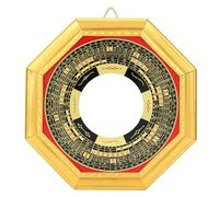 KANASI Feng Tradicional Chino Shui Convexa/Espejo de bgua cóncavo para Negocios en el hogar Afortunado (13.5cm concave Mirror)