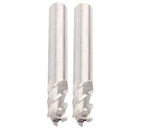 KANASI Fresa de extremo HSS, fresa CNC de 4 flautas de 6 mm para grabado de metal y mecanizado industrial