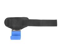 KANASI Gancho de soporte para levantamiento de pesas, muñequeras resistentes para atletas de entrenamiento de gimnasio, levantamiento de pesas, levantamiento de pesas (gancho de fila azul)