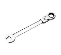 KANASI Llave Combinada de Carraca con Cabeza Flexible de 11 mm, de 72 Dientes con Extremo Cerrado de 12 Puntas, Forjada en Acero CR-V para Reparación Mecánica y de Automoción