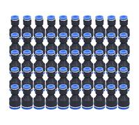 KANASI Pneumatic Reducing Connector, straight push-in reducer fittings for P10-6 air tube in industrial automation and mechanical systems