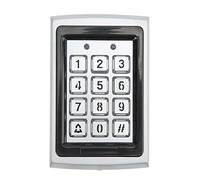 KANASI Teclado de control de acceso, de entrada sin llave con carcasa metálica con soporte para tarjeta de identificación IC para seguridad en el hogar y la oficina