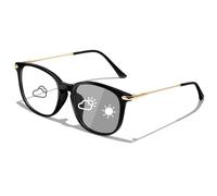 KANASTAL Gafas Filtro Luz Azul Fotocromáticas Hombre Cuadradas Mujer Bloqueo Luz Azul Ordenador Pantallas Gaming - Montura Negras Brillantes