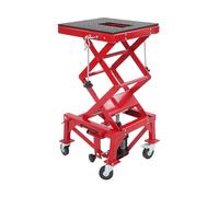 KANBCNG Elevador hidráulico para motocicleta, 200 kg, soporta hasta 200 kg, caballete de montaje para motocicleta, soporte de montaje de 35 - 87 cm, soporte de montaje para motocicleta con 4 ruedas