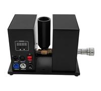 KANBCNG Máquina de niebla de tubo doble de 250 W, máquina de columna de aire de CO₂, máquina de boquilla de CO₂, ángulo de pulverización ajustable, consola DMX, máquina de humo, escenario, máquina de