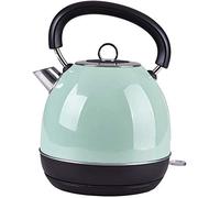 KANBUN Hervidor de agua hervidor eléctrico, hervidor de agua de acero inoxidable con 1,8 litros jarra, té o café - 1800W, RápidoAmarillo (Color: Amarillo) Presente
